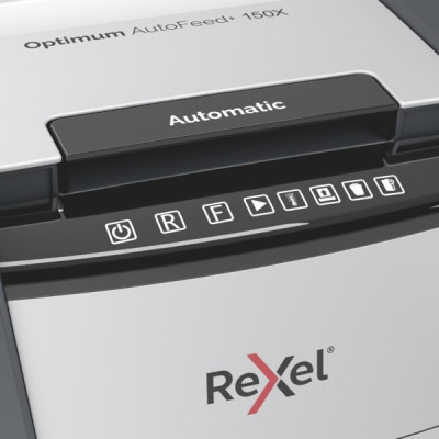 Automatinis dokumentų naikiklis Rexel Optimum Autofeed 150X, 4x28mm, P4, 44l-Dokumentų