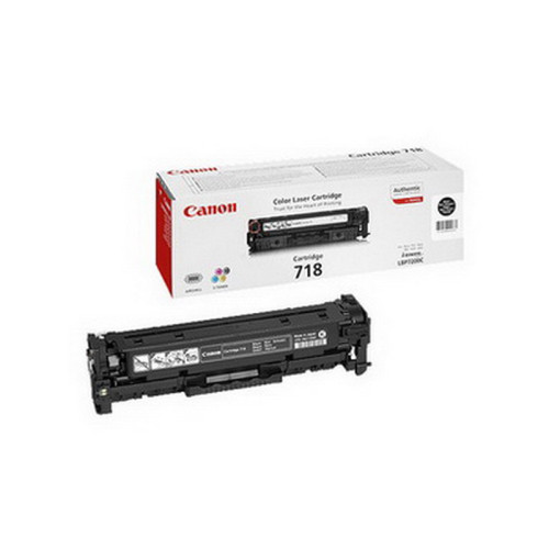 Canon CRG 718 (2662B002) juoda kasetė lazeriniams spausdintuvams, 3400 psl.-Eksploatacinės