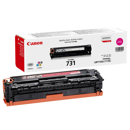 Canon CRG 731 (6270B002) purpurinė kasetė lazeriniams spausdintuvams, 1500 psl.-Eksploatacinės