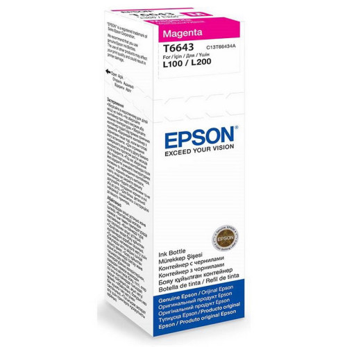 Epson (C13T66434A), purpurinė kasetė rašaliniams spausdintuvams-Eksploatacinės medžiagos