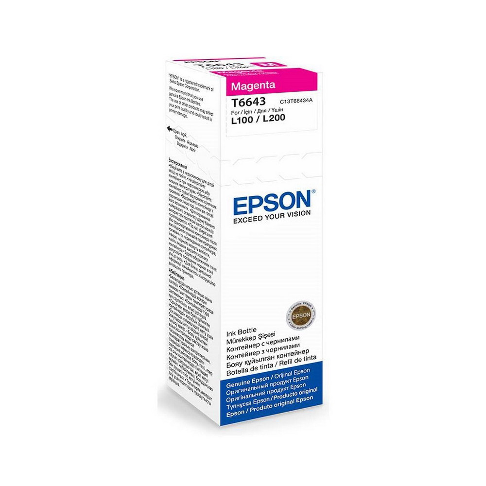 Epson (C13T66434A), purpurinė kasetė rašaliniams spausdintuvams-Eksploatacinės medžiagos