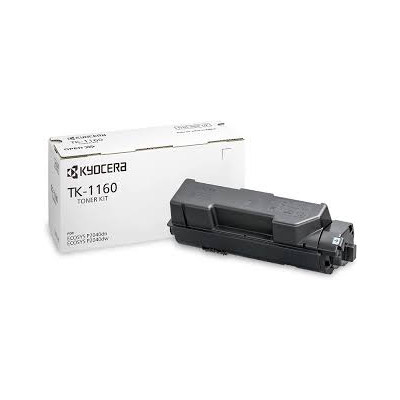 Kyocera TK-1160 (1T02RY0NL0), juoda kasetė lazeriniams spausdintuvams, 7200