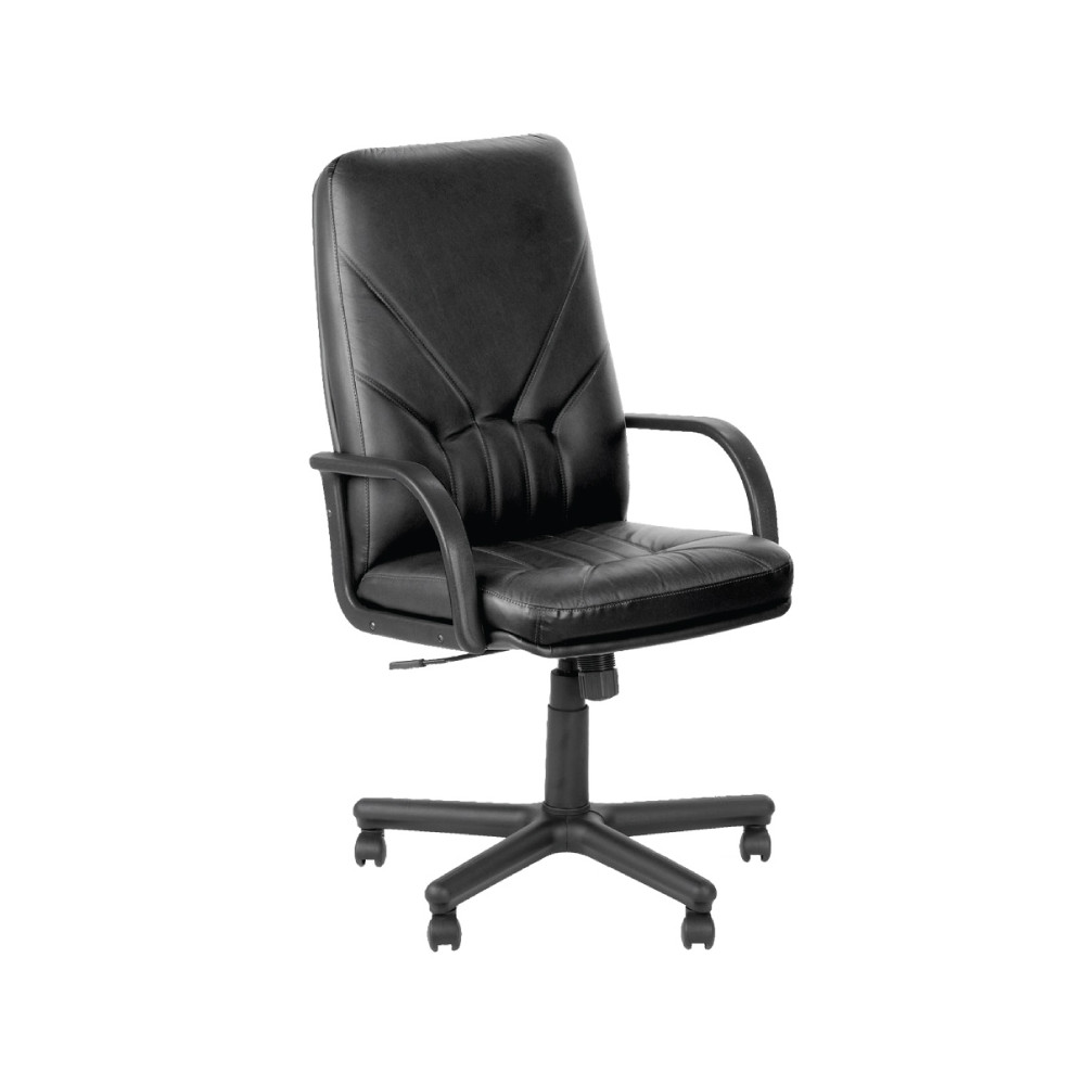 Vadovo kėdė NOWY STYL MANAGER Tilt PM64, juodos sp. oda SP-A-Kėdės-Biuro baldai