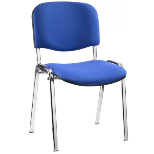 Lankytojų kėdė NOWYSTYL, ISO Chrome, C-14, blue-Lankytojų kėdės-Kėdės