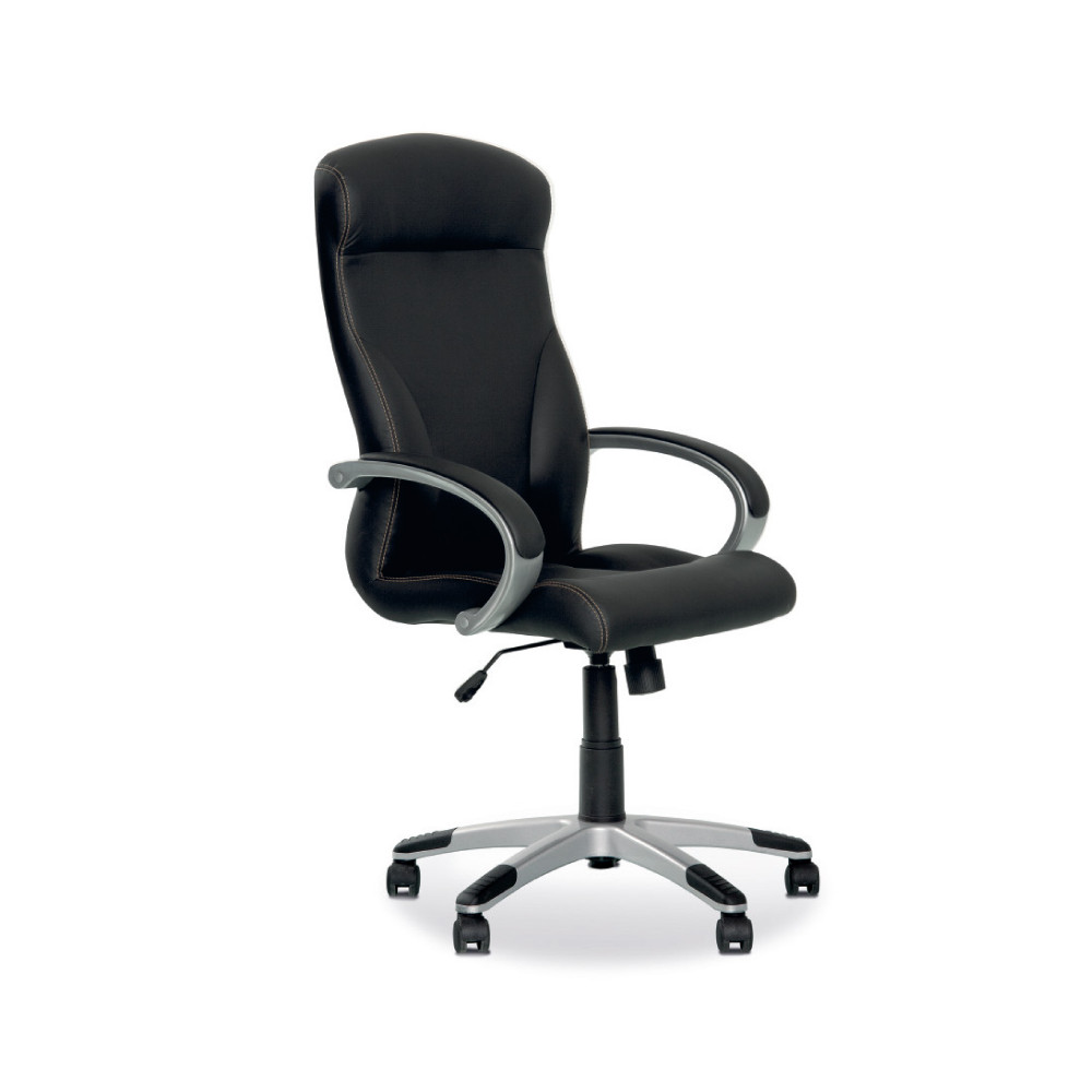 Vadovo kėdė NOWY STYL RIGA Tilt PL35 ECO30 juodos sp. dirbtinė oda-Kėdės-Biuro baldai