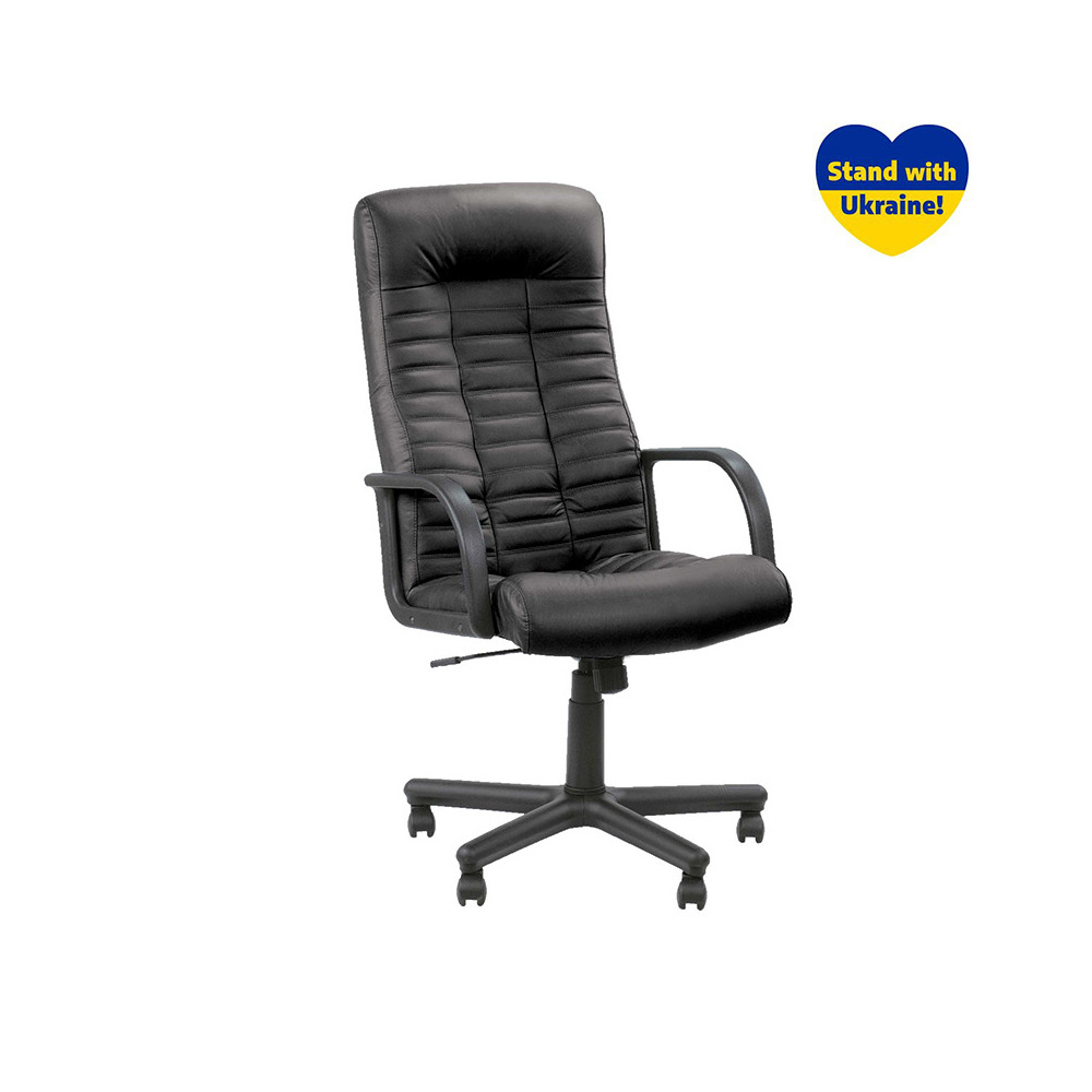 Vadovo kėdė NOWY STYL BOSS ECO 30, juodos sp. dirbtinė oda-Kėdės-Biuro baldai