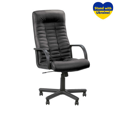 Vadovo kėdė NOWY STYL BOSS ECO 30, juodos sp. dirbtinė oda-Kėdės-Biuro baldai