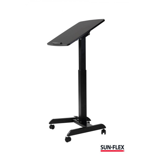 Reguliuojamo aukščio stalas SUN-FLEX®EASYDESK PRO, 60x52cm, juodas-Stalai-Biuro baldai