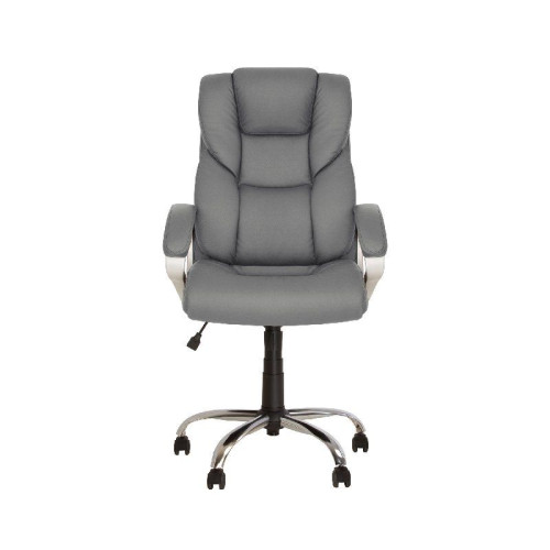 Biuro kėdė NOWY STYL MORFEO Tilt CHR68, pilka ECO 22-Kėdės-Biuro baldai