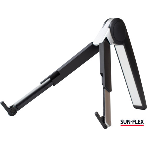 Nešiojamojo kompiuterio stovas SUN-FLEX®GRAVITY STAND, metalinis, juodos/sidabrinės