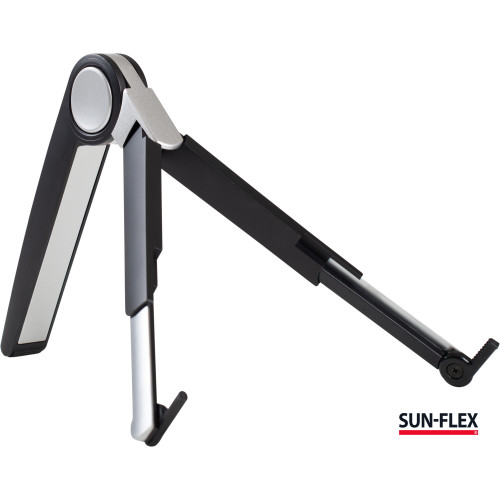 Nešiojamojo kompiuterio stovas SUN-FLEX®GRAVITY STAND, metalinis, juodos/sidabrinės