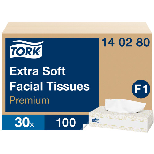 Servetėlės veidui TORK FACIAL, 140280-Popierinės nosinaitės-Higieninis popierius