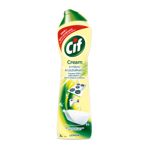 Valiklis CIF Lemon Cream, 500ml-Paviršių valymo priemonės-Valymo priemonės