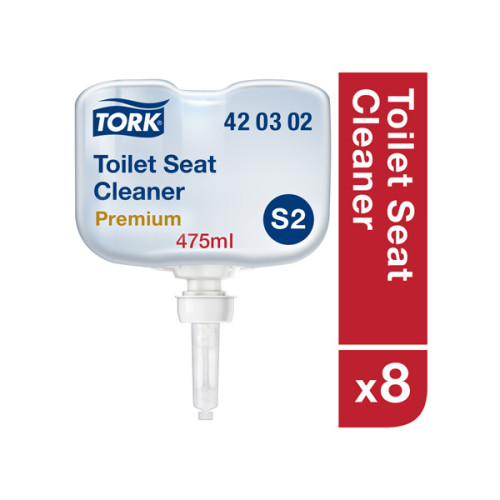 Klozeto sėdynės valiklis TORK PREMIUM, 475 ml 420302-Tualetų ir kanalizacinių vamzdžių valymo