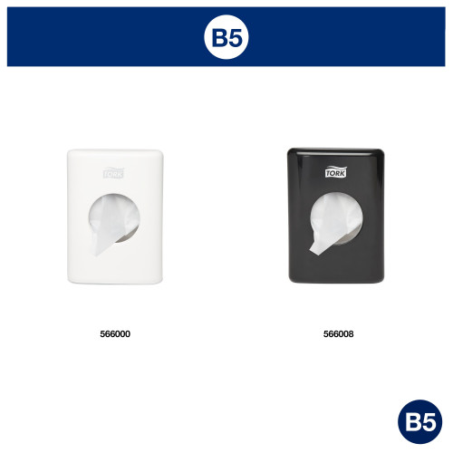 Higieniniai maišeliai TORK B3 204041, baltos spalvos-Šiukšlių maišai-Valymo įrankiai ir priedai