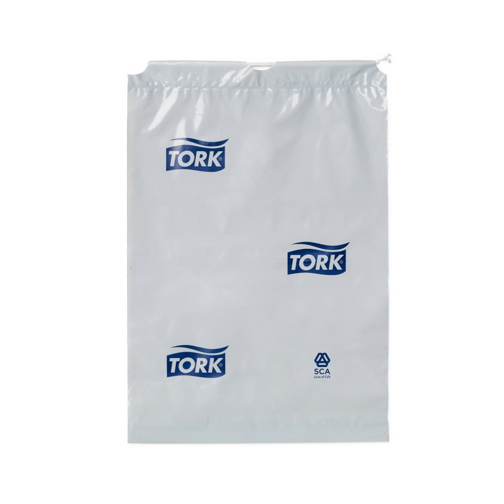 Šiukšlių maišai TORK, 5L, 250 x370mm, 50 pcs, pilkos spalvos-Šiukšlių maišai-Valymo įrankiai