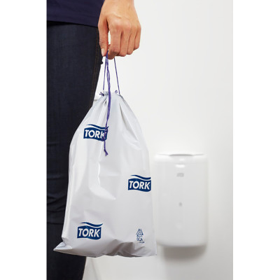 Šiukšlių maišai TORK, 5L, 250 x370mm, 50 pcs, pilkos spalvos-Šiukšlių maišai-Valymo įrankiai