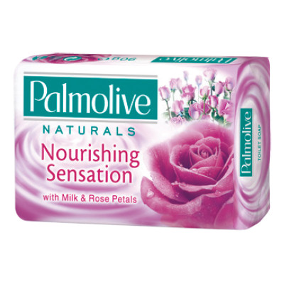 Tualetinis muilas Palmolive Naturals Milk & Rose Petals 90 g-Muilas, skystas muilas-Rankų