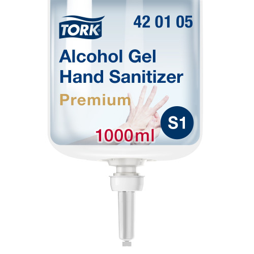 Dezinfekantas TORK Premium 420105, S1, 1L-Dezinfekantas-Rankų priežiūros priemonės