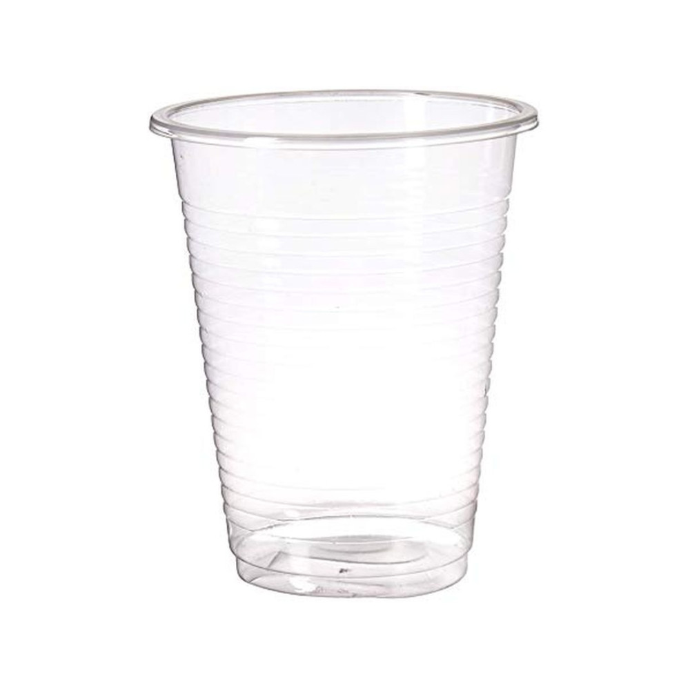 Vienkartinės stiklinės, 200 ml, 100 vnt., permatomos-Vienkartiniai indai-Indai, stalo