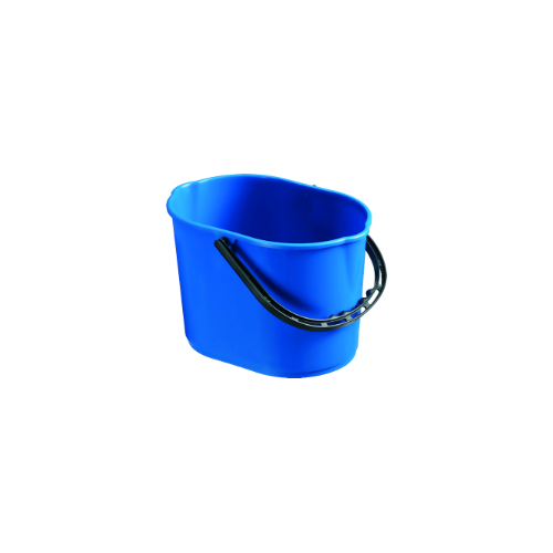 Plastikinis kibiras PLUTO, 12 l, mėlyna sp.-Kibirai-Valymo įrankiai ir priedai