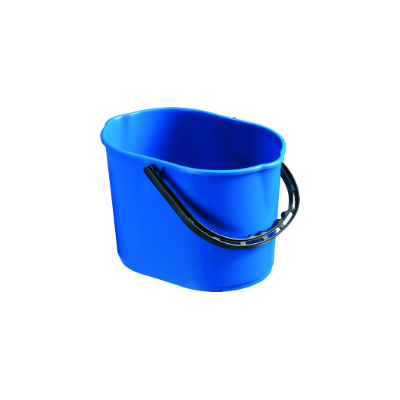 Plastikinis kibiras PLUTO, 12 l, mėlyna sp.-Kibirai-Valymo įrankiai ir priedai