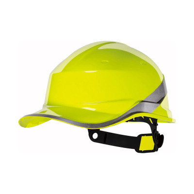 Apsauginis šalmas DELTA PLUS DIAMOND V, geltona sp.-Apsaugos priemonės-Darbo saugos priemonės