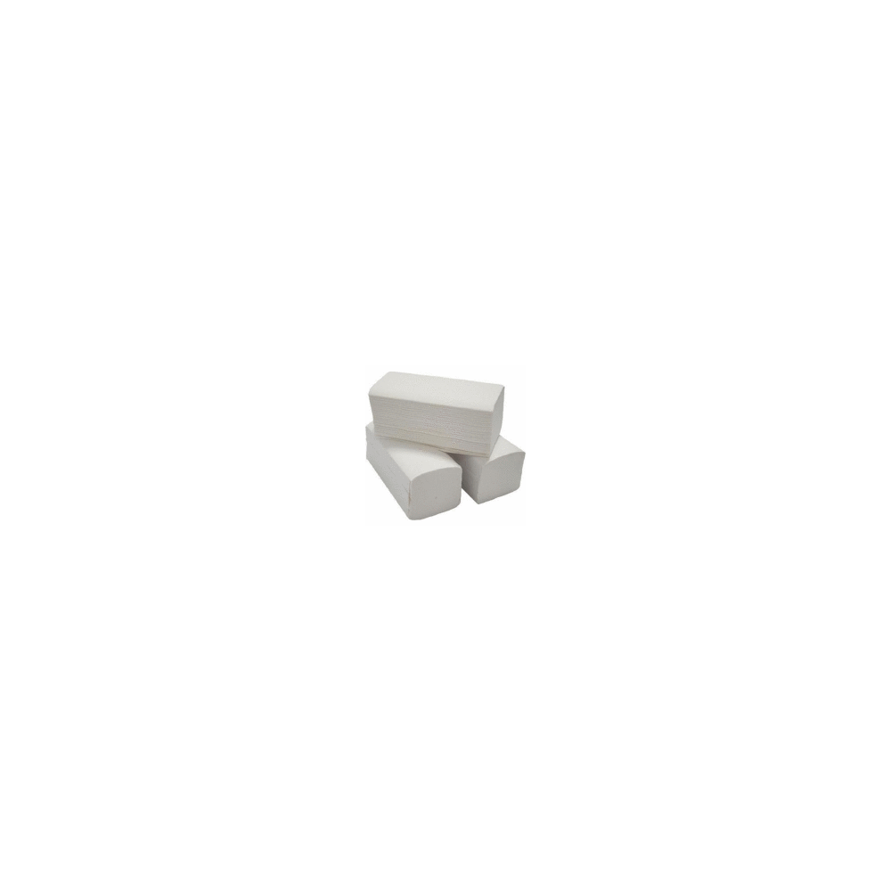 Rankų valymo servetėlės GRUINE, 2 sl., V lenkimo, 25 x 21cm, balta sp., 100% celiuliozė-Rankų