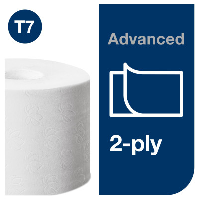 Tualetinis popierius TORK Advanced Mid-size T7 472199, be šerdies, 2 sl., 9,3cmx103.5m, 36