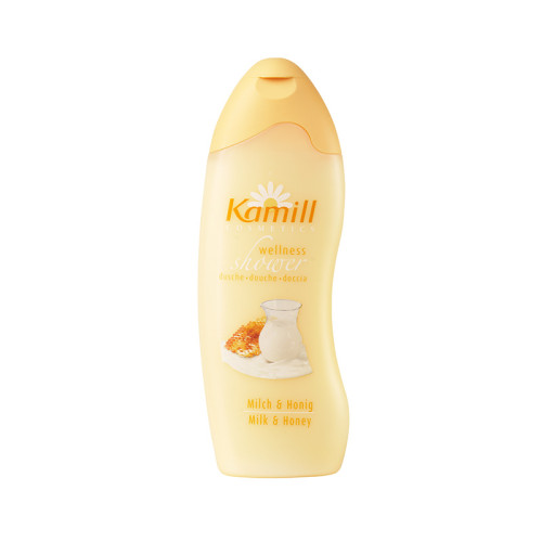 Dušo želė KAMILL Milk & Honey, 250 ml-Dušo želė-Kūno priežiūros priemonės