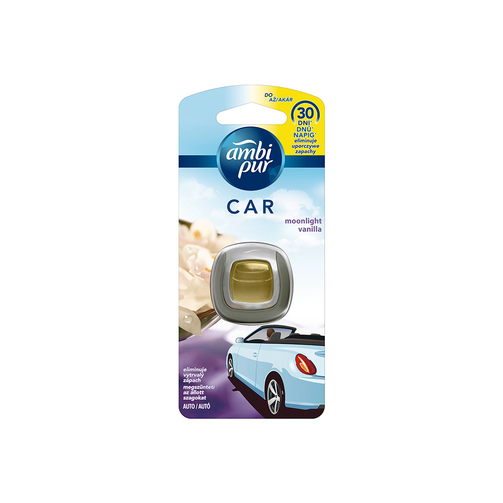 Oro gaiviklis automobiliams AMBI PUR Car Moonlight Vanilla 2 ml-Namų kvapai-Interjero detalės