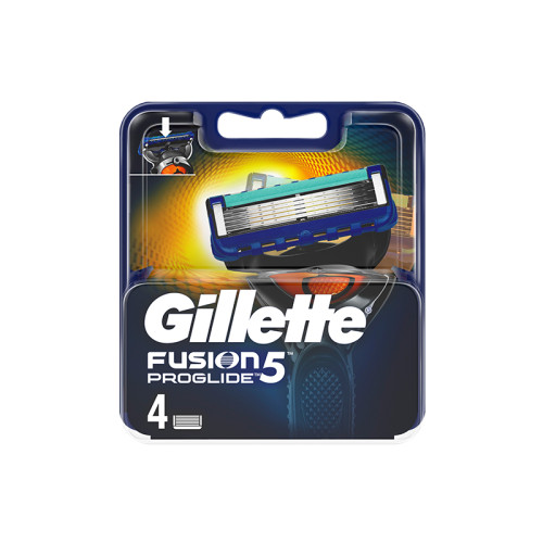 Skustuvo galvutės Gillette FUSION Proglide Manual, 4 vnt.-Skustuvai ir skutimosi