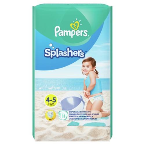 Sauskelnės PAMPERS Pants Splashers, 4 dydis 9 - 15 kg, 11 vnt.-Sauskelnės-Vaikų higienos prekės