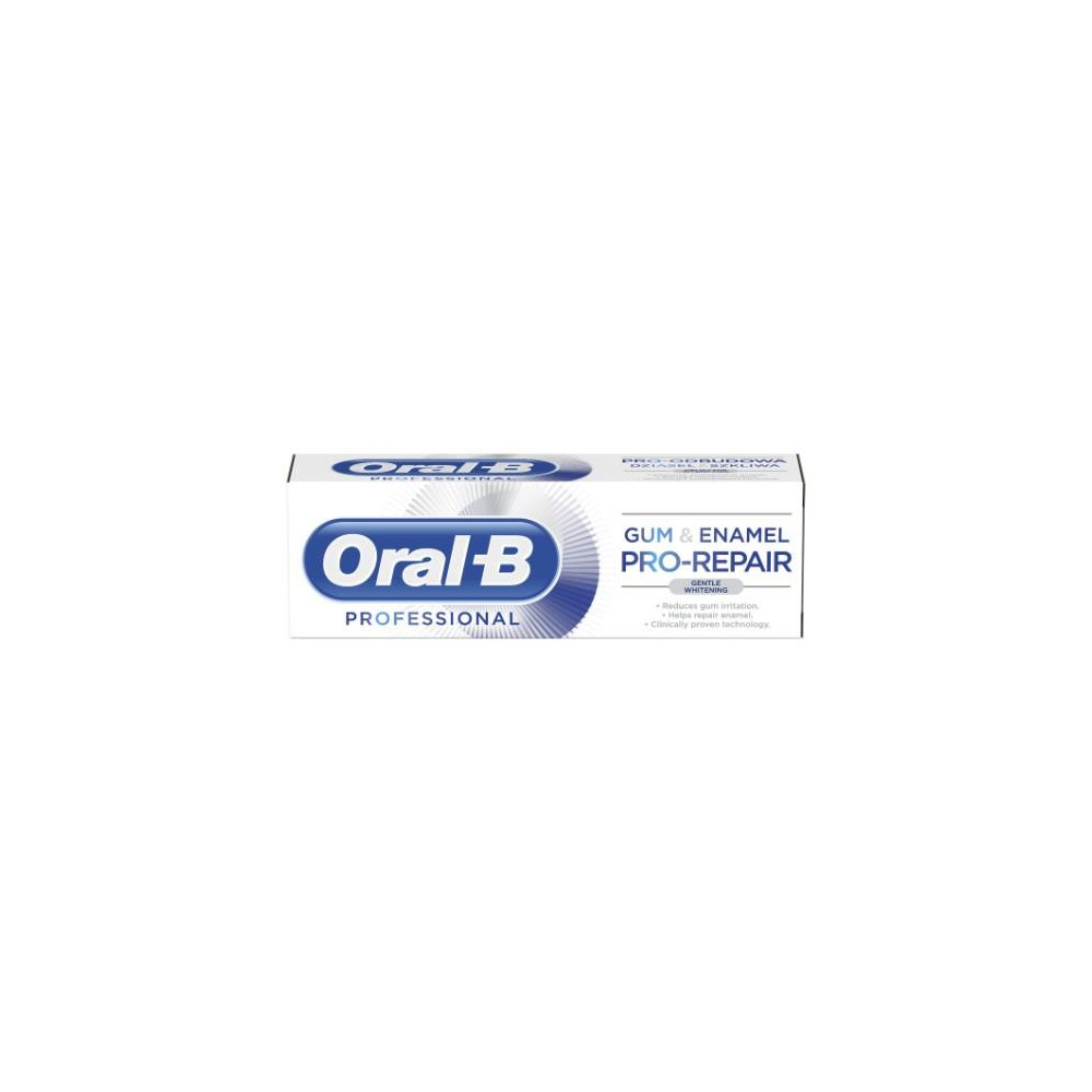 Dantų pasta ORAL B Gum & Enamel Professional Whitening, 75ml-Dantų pastos-Burnos higienos