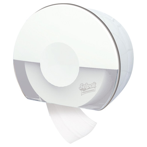 Dozatorius SELPAK Professional Touch Jumbo, tualetiniui popieriui, baltas, vnt-Tualetinio
