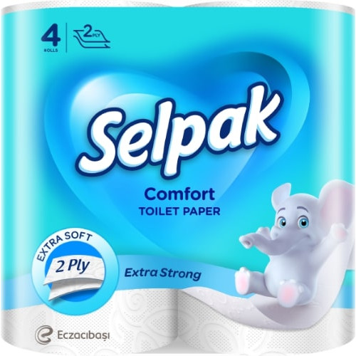 Tualetinis popierius SELPAK comfort, 4 vnt., 2 sl.-Tualetinis popierius-Higieninis popierius