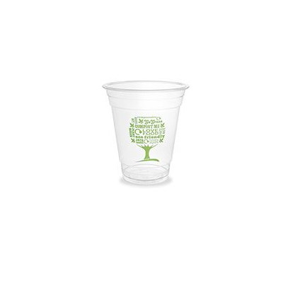 Vienkartinės stiklinės VEGWARE GreenTree, PLA, 360 ml, 50 vnt-Vienkartiniai indai-Indai, stalo