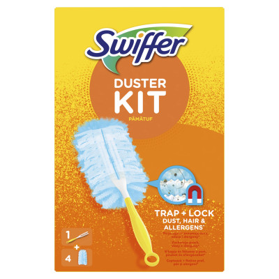 Swiffer Duster Starert Kit mini rankena + 4vnt papildymas-Šluostės-Valymo įrankiai ir priedai