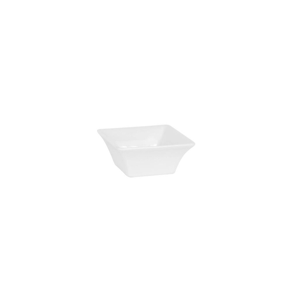 Mini indelis CASPIO, porcelianas 7 x 7 x H 3 cm, 60 ml, vnt-Lėkštės, dubenėliai-Indai, stalo