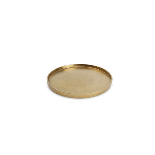 Padėklas Charm Gold, aliuminis, D 25 cm, H 1,5 cm, vnt-Kiti reikmenys-Indai, stalo įrankiai