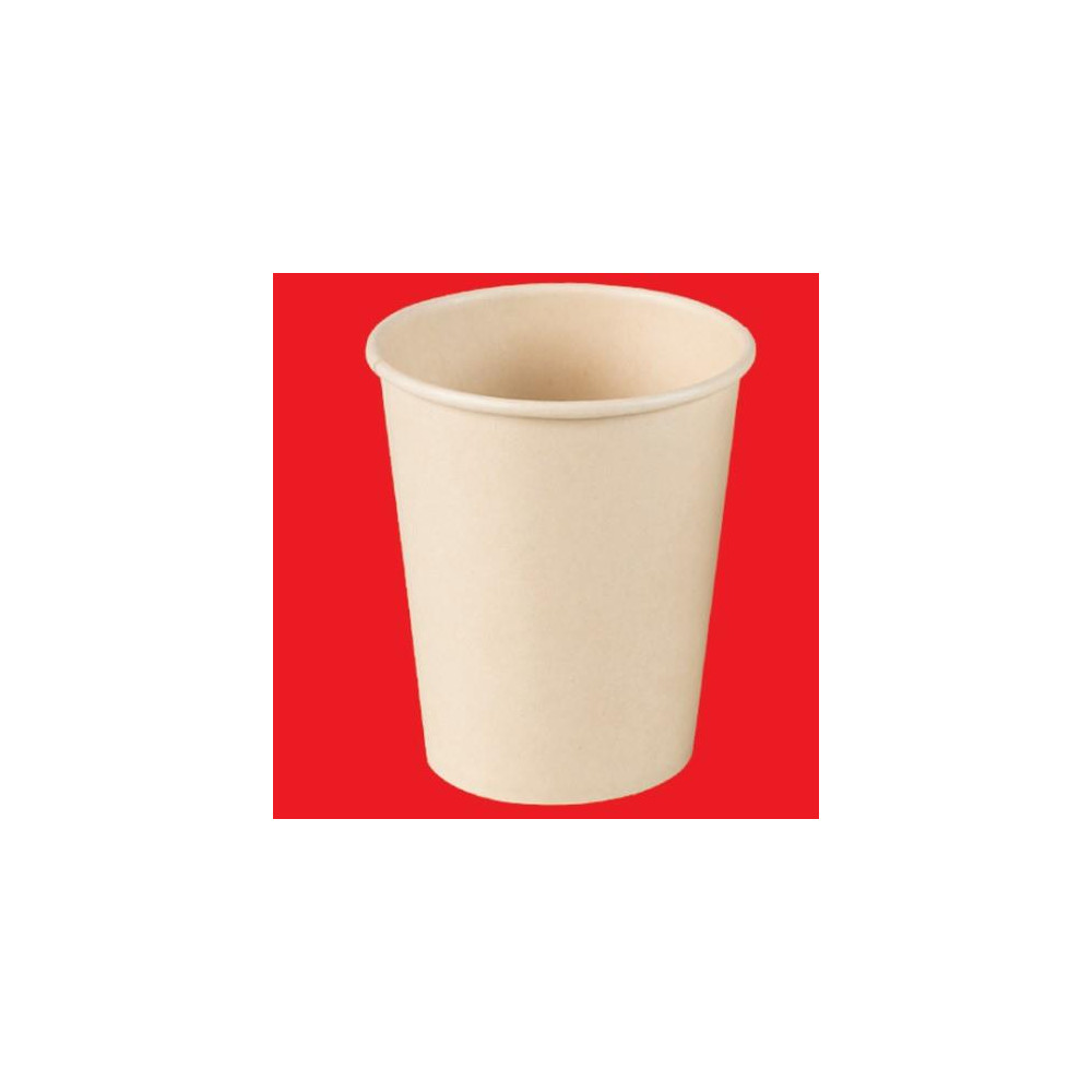 Vienkartiniai puodeliai B'Green, iš bambuko pluošto, PLA 234 ml, D80 mm, 50 vnt-Vienkartiniai