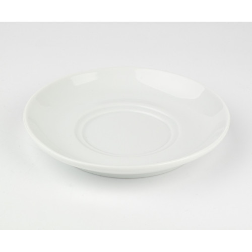 Lėkštutė sultinio puodeliui, porcelianas, D 16 cm, vnt-Lėkštės, dubenėliai-Indai, stalo