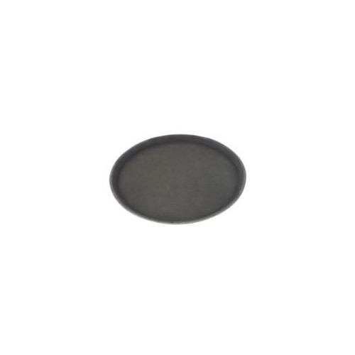 Barmeno padėklas, neslystantis, juodas, D 27 cm, 1 vnt-Lėkštės, dubenėliai-Indai, stalo