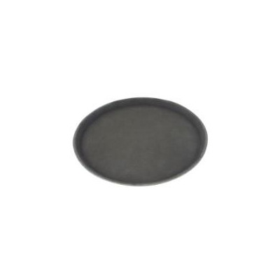 Barmeno padėklas, neslystantis, juodas, D 27 cm, 1 vnt-Lėkštės, dubenėliai-Indai, stalo