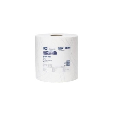 Popieriniai rankšluosčiai W1 TORK Universal, 510 m, 2 sl., balti, 130045-Popieriniai