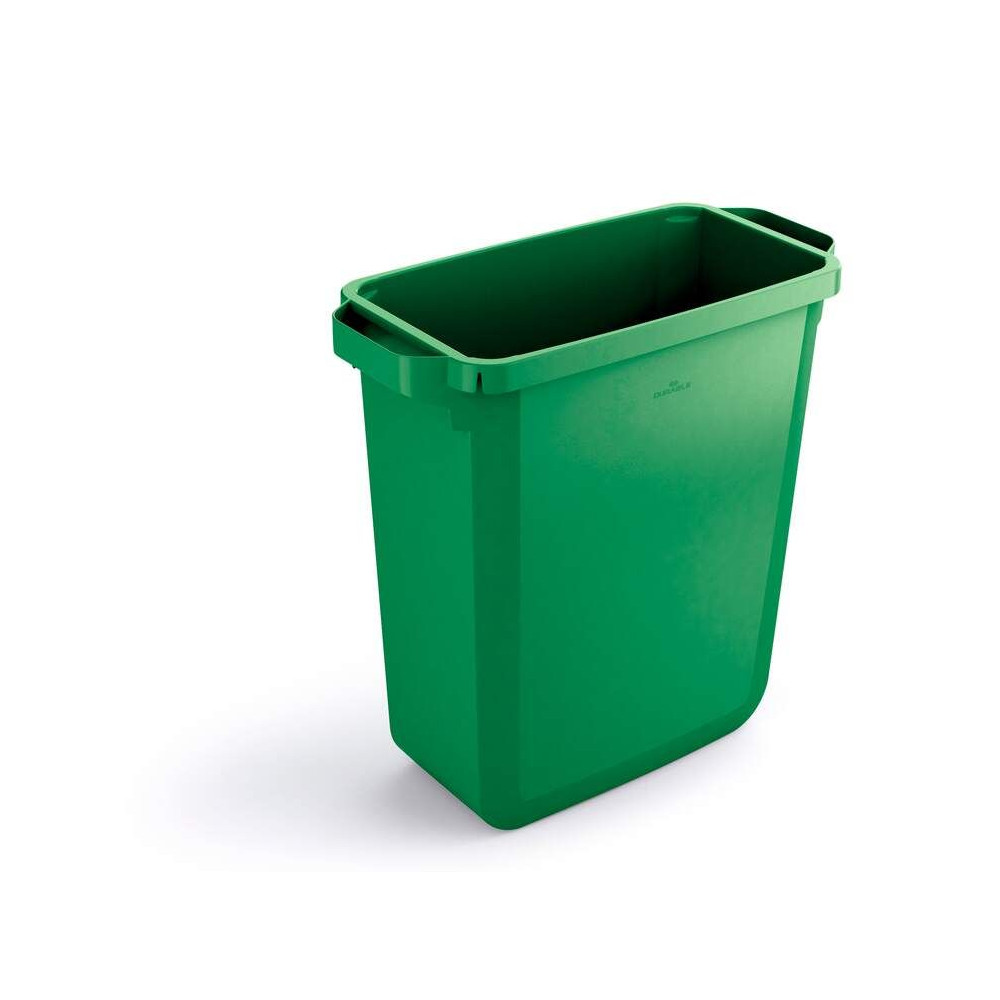 Šiukšlių dėžė rūšiavimui DURABIN® 60L stačiakampė, žalia sp. (dangtis perkamas