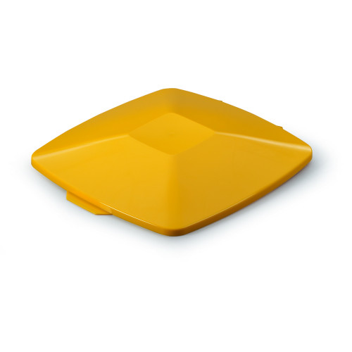 Šiukšlių dėžės dangtis DURABIN® 40L stačiakampis, geltona sp.-Šiukšlių dėžės-Valymo įrankiai