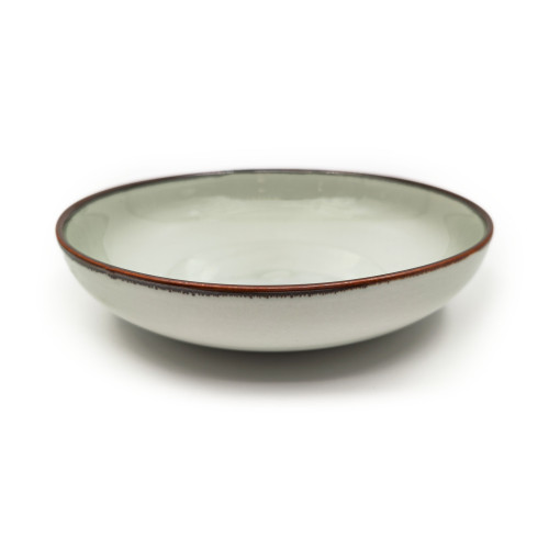 Lėkštė RUSTIC MINT, gili, porcelianas, 800 ml, D 20 cm, H 5,5 cm, vnt-Lėkštės