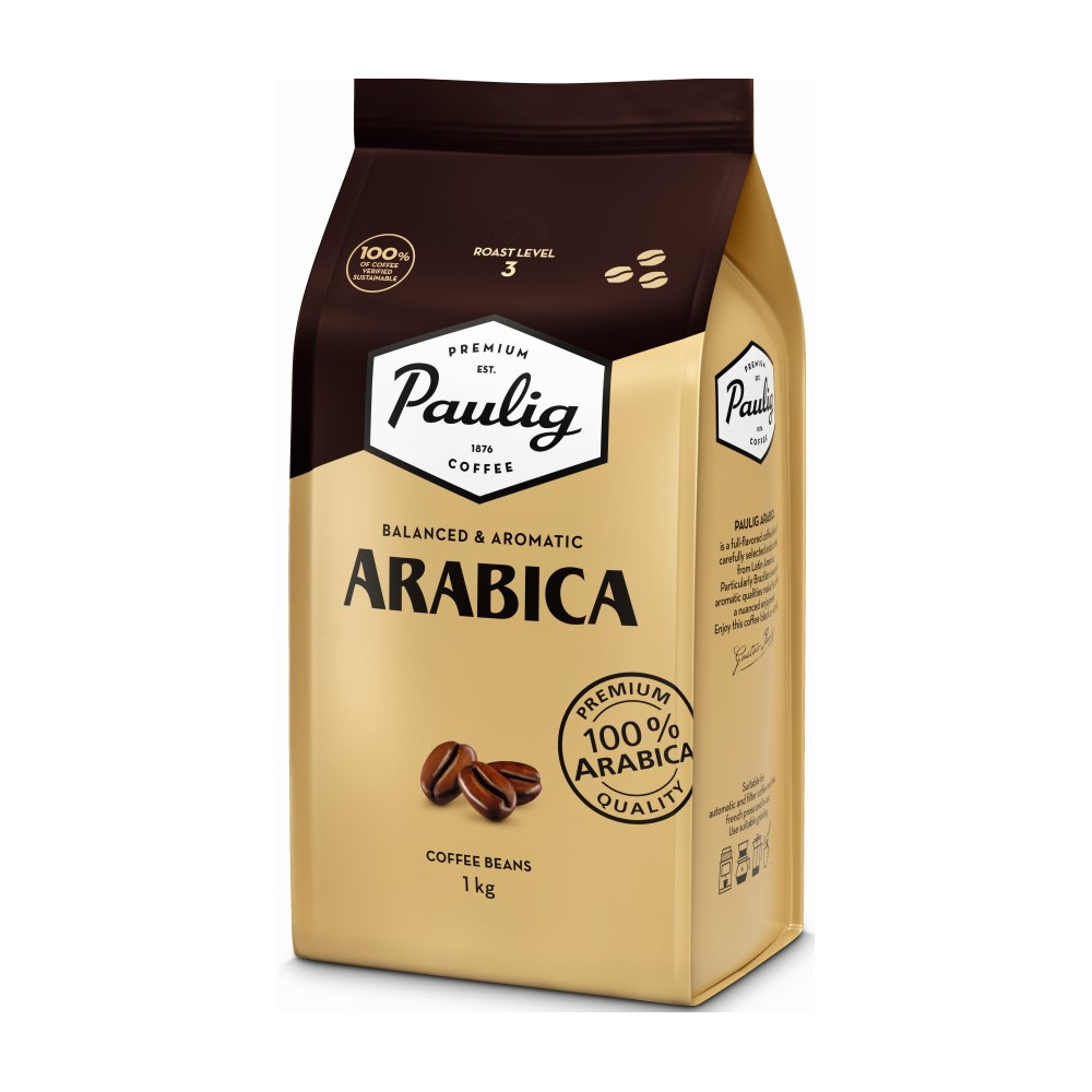 Kavos pupelės PAULIG ARABICA-Kavos pupelės-Kava, kakava