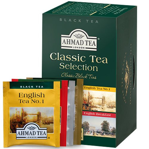 Juodoji arbata AHMAD CLASSIC SELECTION, 20 arbatos pakelių x 2 g-Juodoji arbata-Arbata
